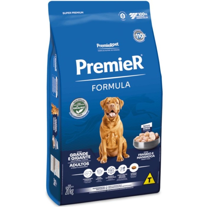 Premier Formula - Cães Adultos Porte Grande e Gigante - Frango e Mandioca