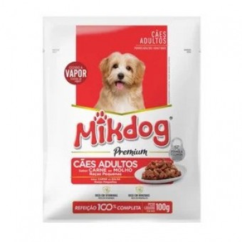 Sachê Mikdog Cães Adultos Raças Pequenas e Minis 100g