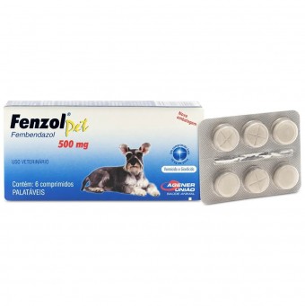 Fenzolpet 500mg para tratamento de giárdia