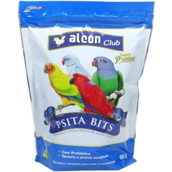 Alcon Psita Bits - Alimento para papagaios e psitacídeos de médio porte 450g