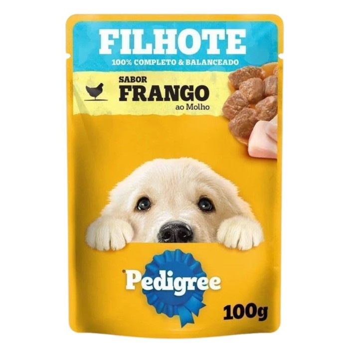 Sachê Pedigree - Cães Filhotes - Frango