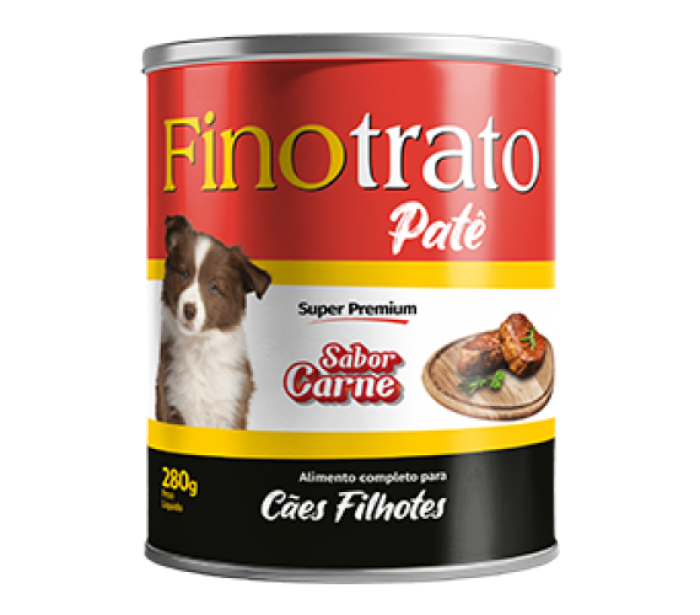 Finotrato Patê Carne Cães Filhotes 280g