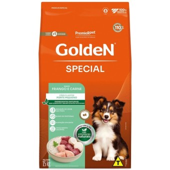 Golden Special - Cães Filhotes Porte Pequeno - Frango e Carne