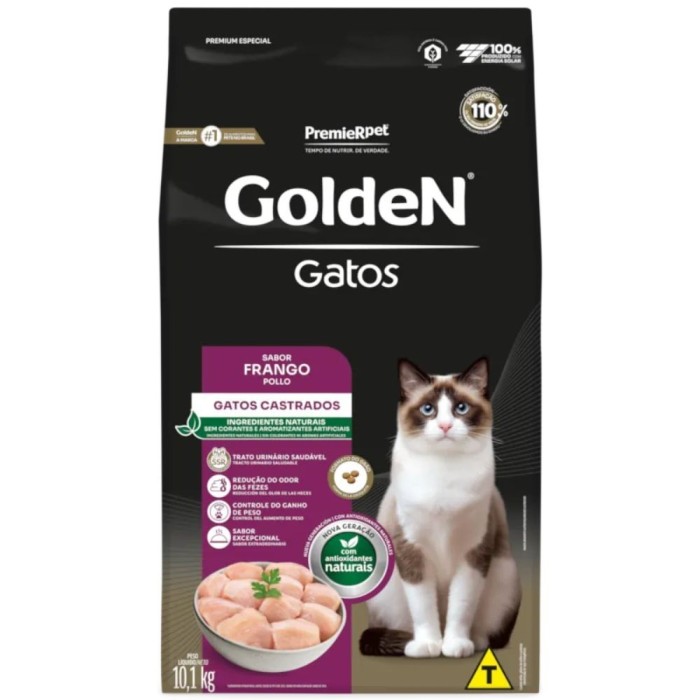 Golden Formula - Gatos Castrados - Frango