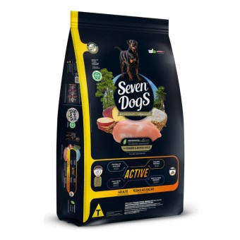 Seven Dogs Active - Cães Adultos, Todas as Raças - Frango e Batata Doce