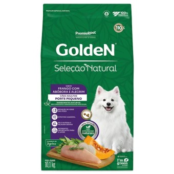 Golden Seleção Natural - Cães Adultos Porte Pequeno - Frango, Abóbora e Alecrim