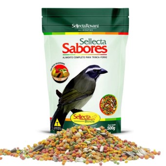 Sellecta Sabores - alimento completo para Trinca-ferro 500g