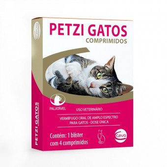 Petzi Gatos Vermífugo