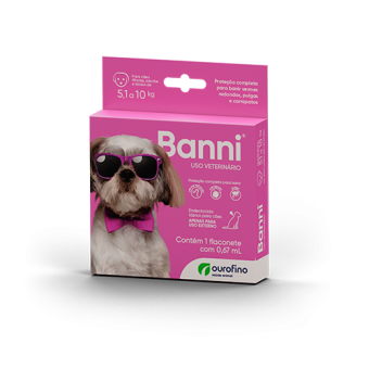 Banni Cão - Pipeta Antipulgas, Carrapatos e Vermífugo Endoctocida