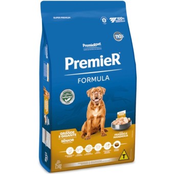 Premier Formula Sênior - Cães Adultos Porte Grande e Gigante - Frango e Mandioca