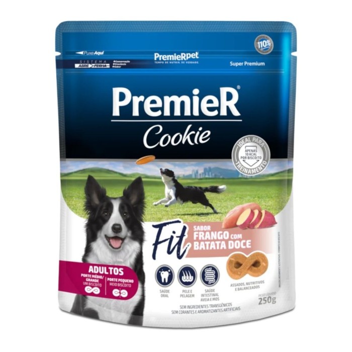 Cookie Premier Fit - Cães Adultos - Frango com Batata Doce