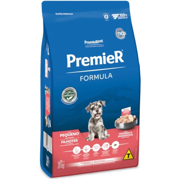 Premier Formula - Cães Filhotes Porte Pequeno - Frango e Mandioca
