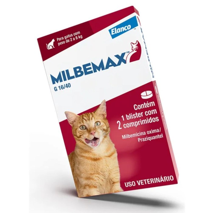 MILBEMAX - vermífugo para Gatos dose única 