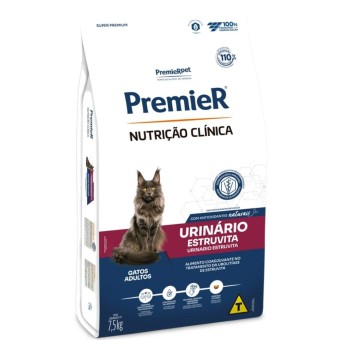 Premier Nutrição Clínica - Gatos Adultos - Urinário Estruvita