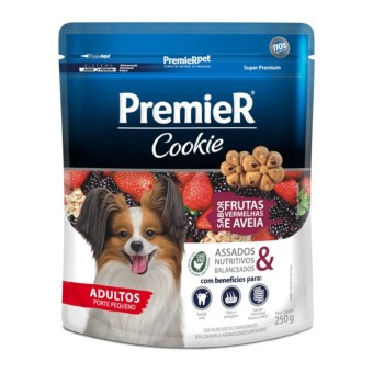Cookie Premier - Cães Adultos Porte Pequeno - Frutas Vermelhas e Aveia