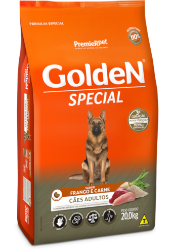 Golden Special Cães Adultos Frango e Carne