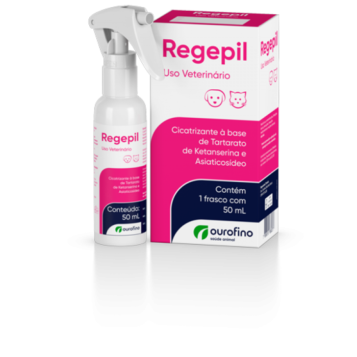 Regepil Spray Cicatrizante para Cães e Gatos