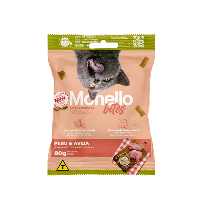 Monello Bites Gatos Castrados 80g