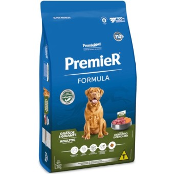 Premier Formula - Cães Adultos Porte Grande e Gigante - Cordeiro e Cenoura