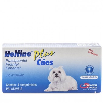 Helfine Cães Plus Vermífugo para Cães