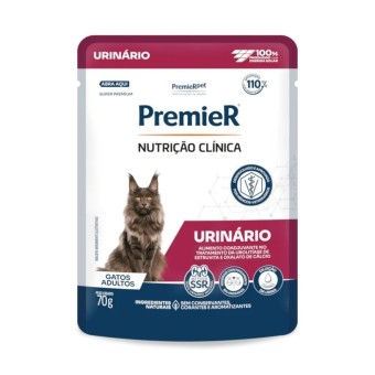 Sachê Premier Nutrição Clínica - Gatos Adultos -  Urinário