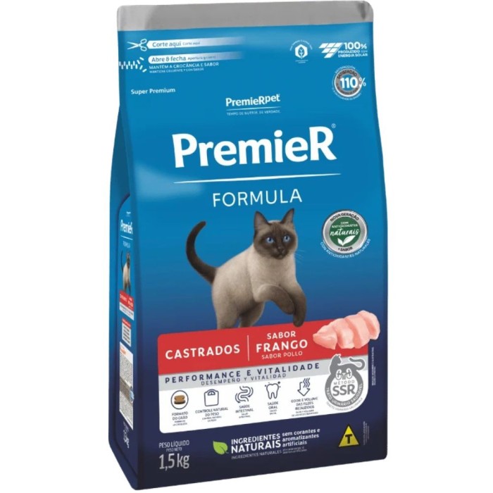 Premier Formula - Gatos Castrados - Frango