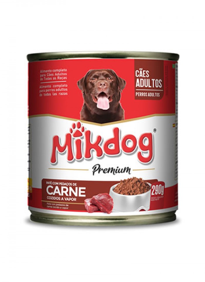 Patê Mikdog Cães 290g