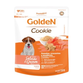 Cookie Golden - Cães Filhotes - Salmão e Quinoa