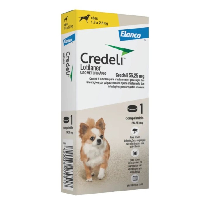 Credeli Cães - comprimido antipulgas e carrapatos