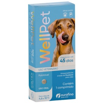 Wellpet - Comprimido para Pulgas e Carrapatos para Cães 