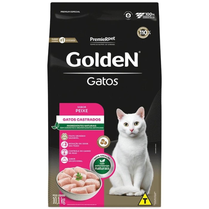 Golden Formula - Gatos Castrados - Peixe