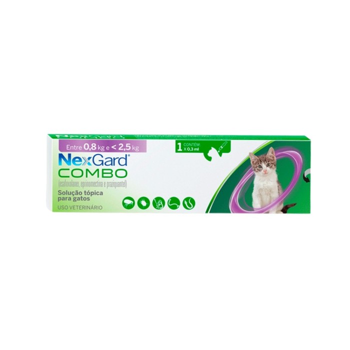 NexGard COMBO - solução tópica para Gatos
