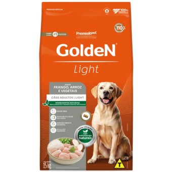 Golden Light - Cães Adultos  - Frango, Arroz e Vegetais
