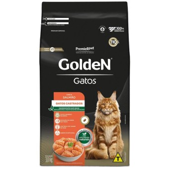 Golden Formula - Gatos Castrados - Salmão