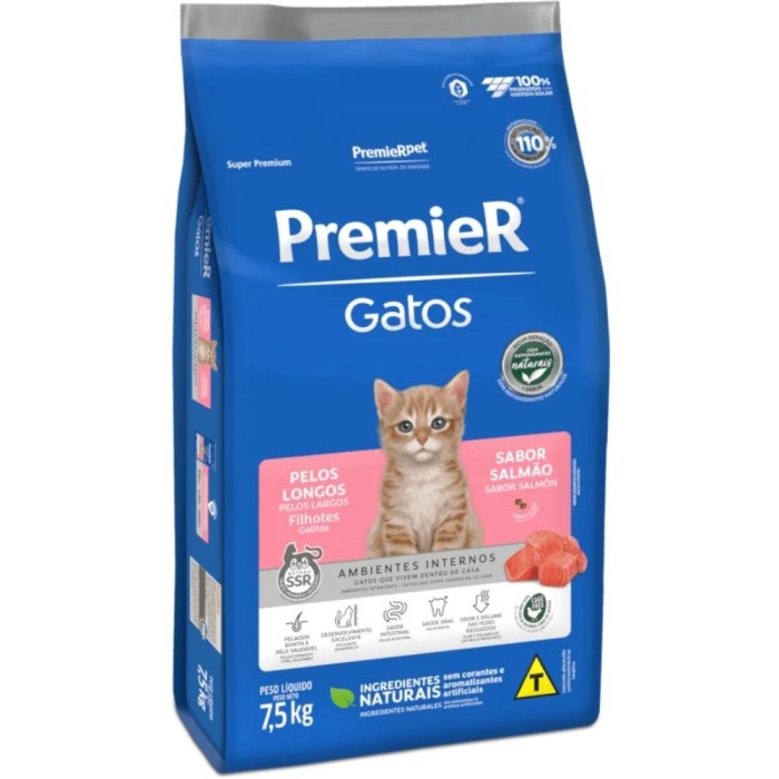 Premier Ambientes Internos - Gatos Filhotes de Pelos Longos - Salmão
