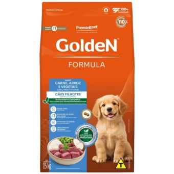 Golden Formula - Cães Filhotes - Carne, Arroz e Vegetais