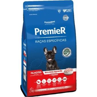 Premier Raças Específicas - Cães Filhotes - Bulldog Francês - Frango