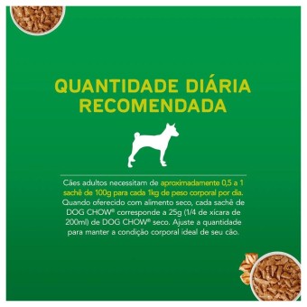 Sachê Dog Chow - Cães Adultos, todos os tamanhos - Frango