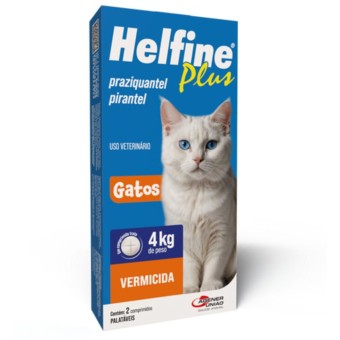 Helfine Plus - vermífugo para Gatos 