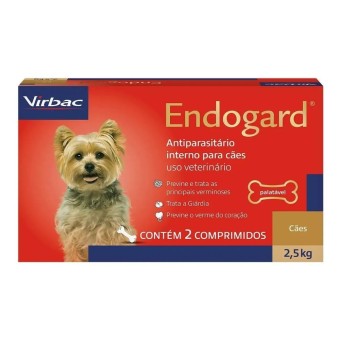 Endogard - vermifugo e giardicida para Cães em comprimidos