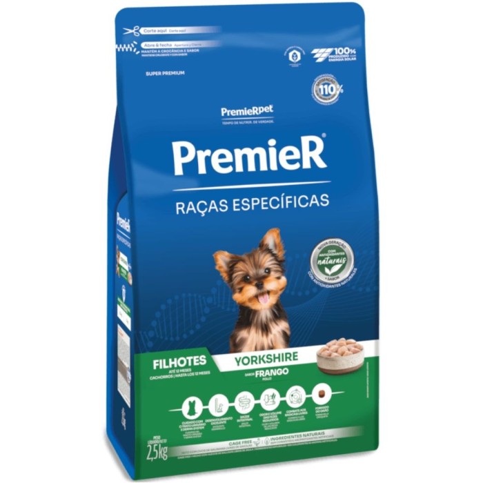 Premier Raças Específicas - Cães Filhotes - Yorkshire - Frango
