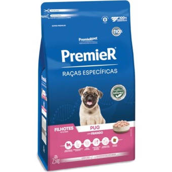 Premier Raças Específicas - Cães Filhotes - Pug - Frango