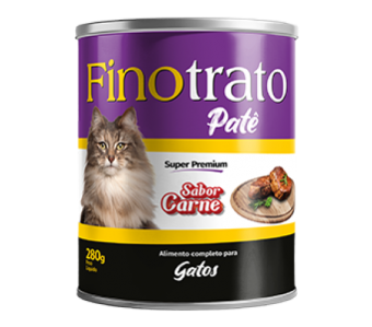 Finotrato Patê Carne Gatos Adultos 280g