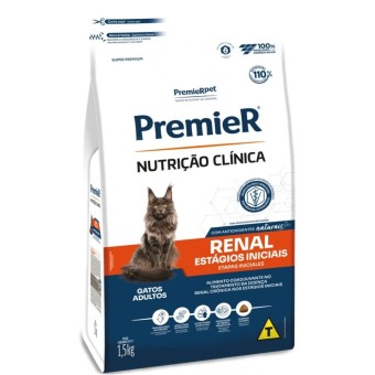 Premier Nutrição Clínica - Gatos Adultos - Renal Estágios Iniciais
