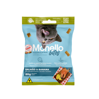 Monello Bites Gatos Bola de Pelo 80g
