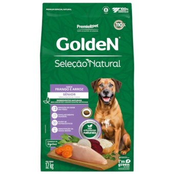 Golden Seleção Natural - Cães Sênior - Frango e Arroz