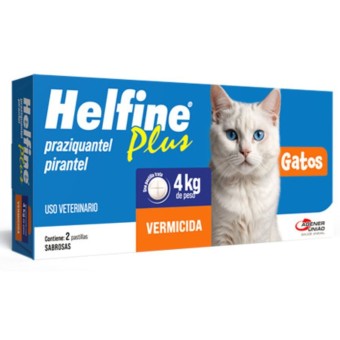 Helfine Plus - vermífugo para Gatos 