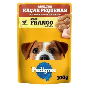 Sachê Pedigree - Cães Adultos Raças Pequenas - Frango