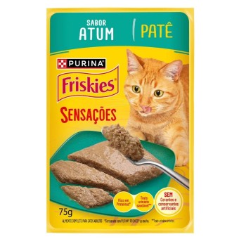 Sachê Friskies Sensações Patê - Gatos Adultos - Atum