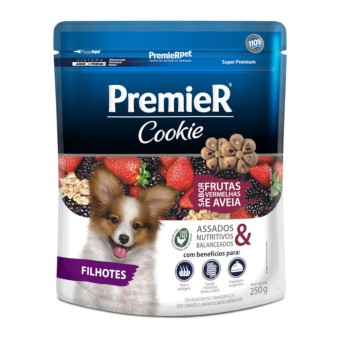 Cookie Premier - Cães Filhotes - Frutas Vermelhas e Aveia